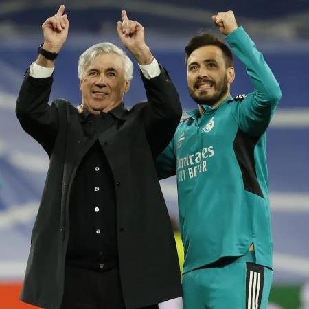 Davide Ancelotti e Carlo Ancelotti Davide Ancelotti e Carlo Ancelotti