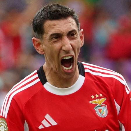 Di María comemora gol marcado pelo Benfica contra o Auckland City no Mundial