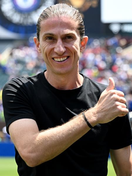 Filipe Luís, técnico do Flamengo, durante jogo contra o Chelsea no Mundial