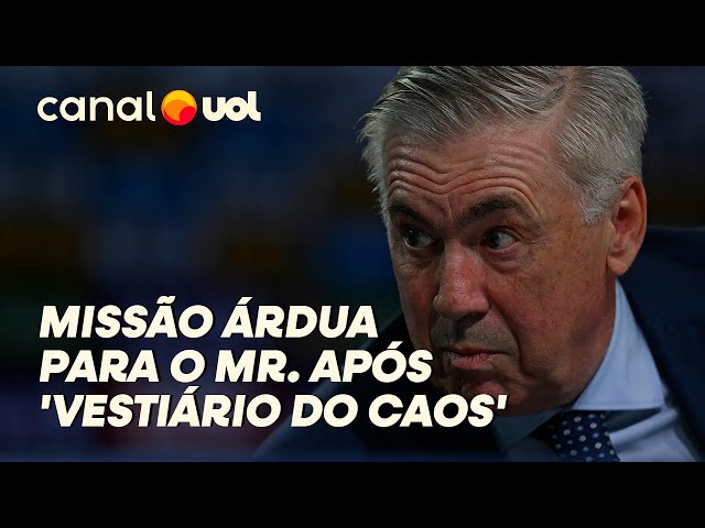 Carlo Ancelotti em coletiva