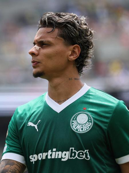 Richard Ríos, do Palmeiras, durante o Mundial Richard Ríos, do Palmeiras, durante o Mundial