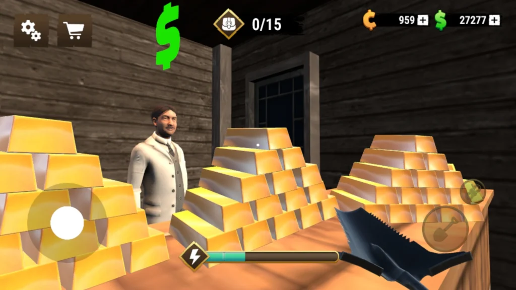 Minerando ouro