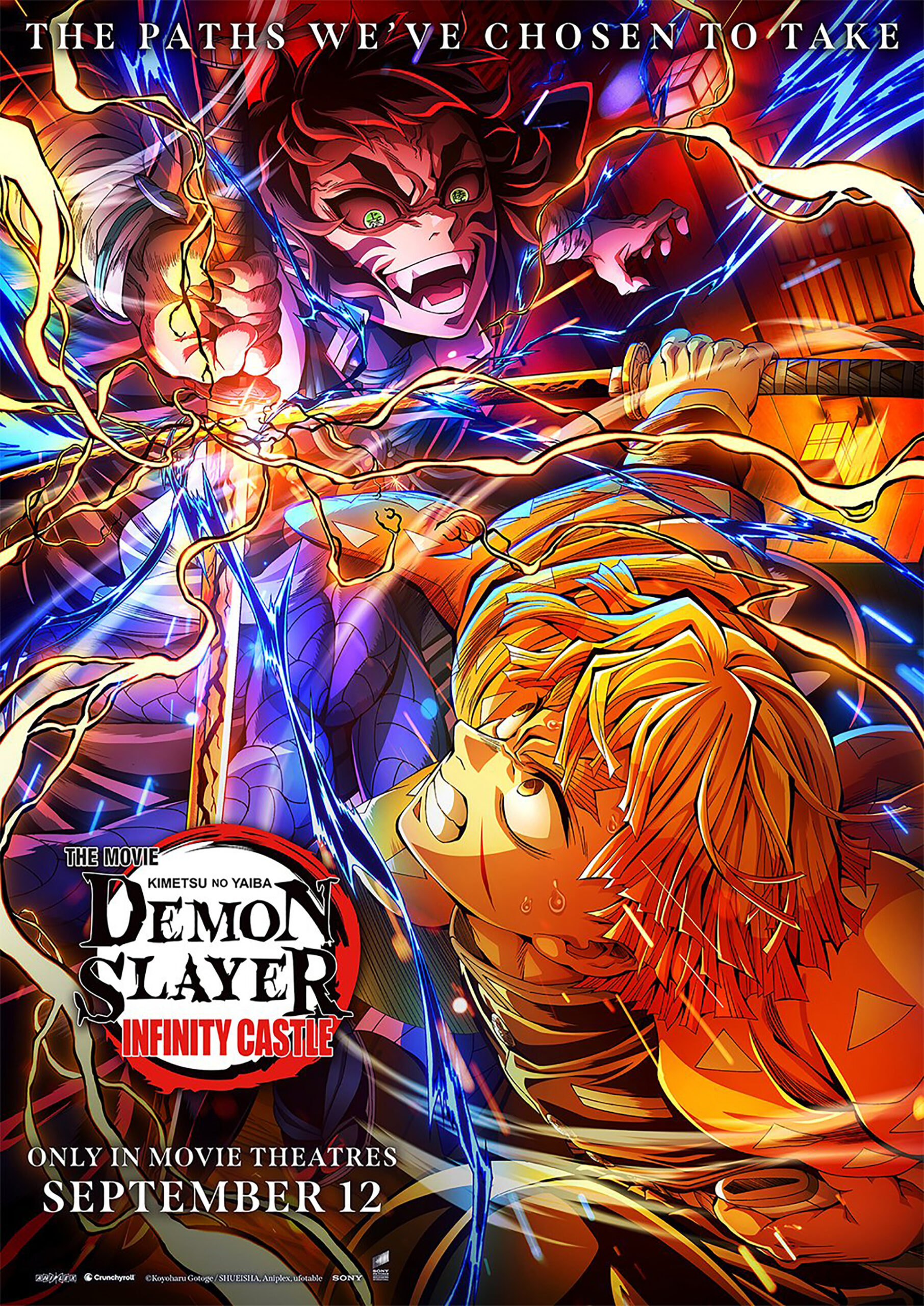 duelo entre Zenitsu Agatsuma e Kaigaku - Demon Slayer