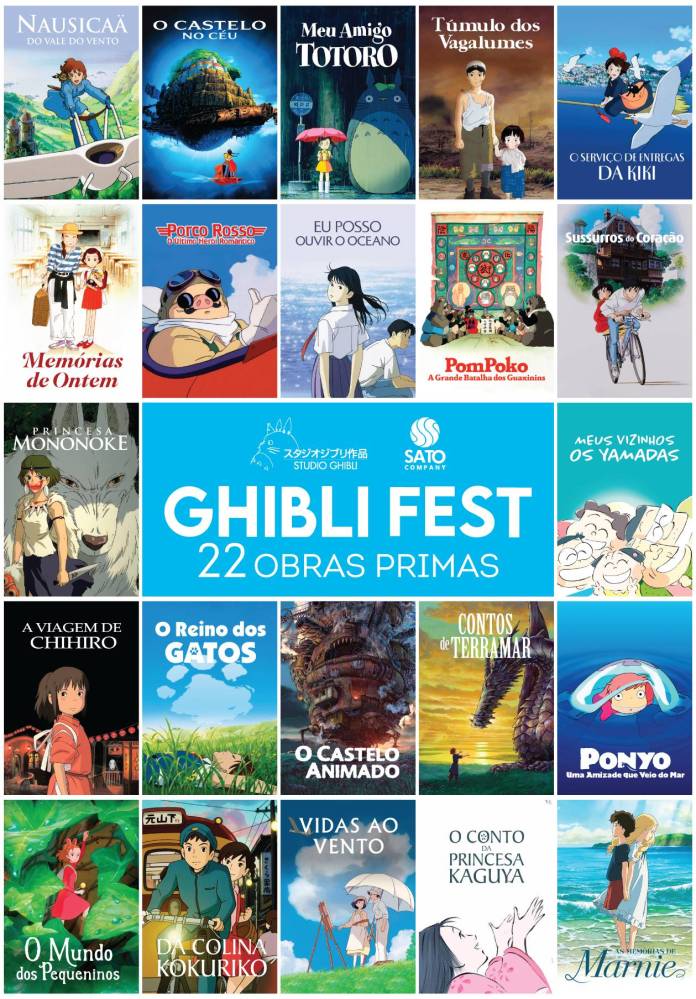 Cartaz da Ghibli Fest