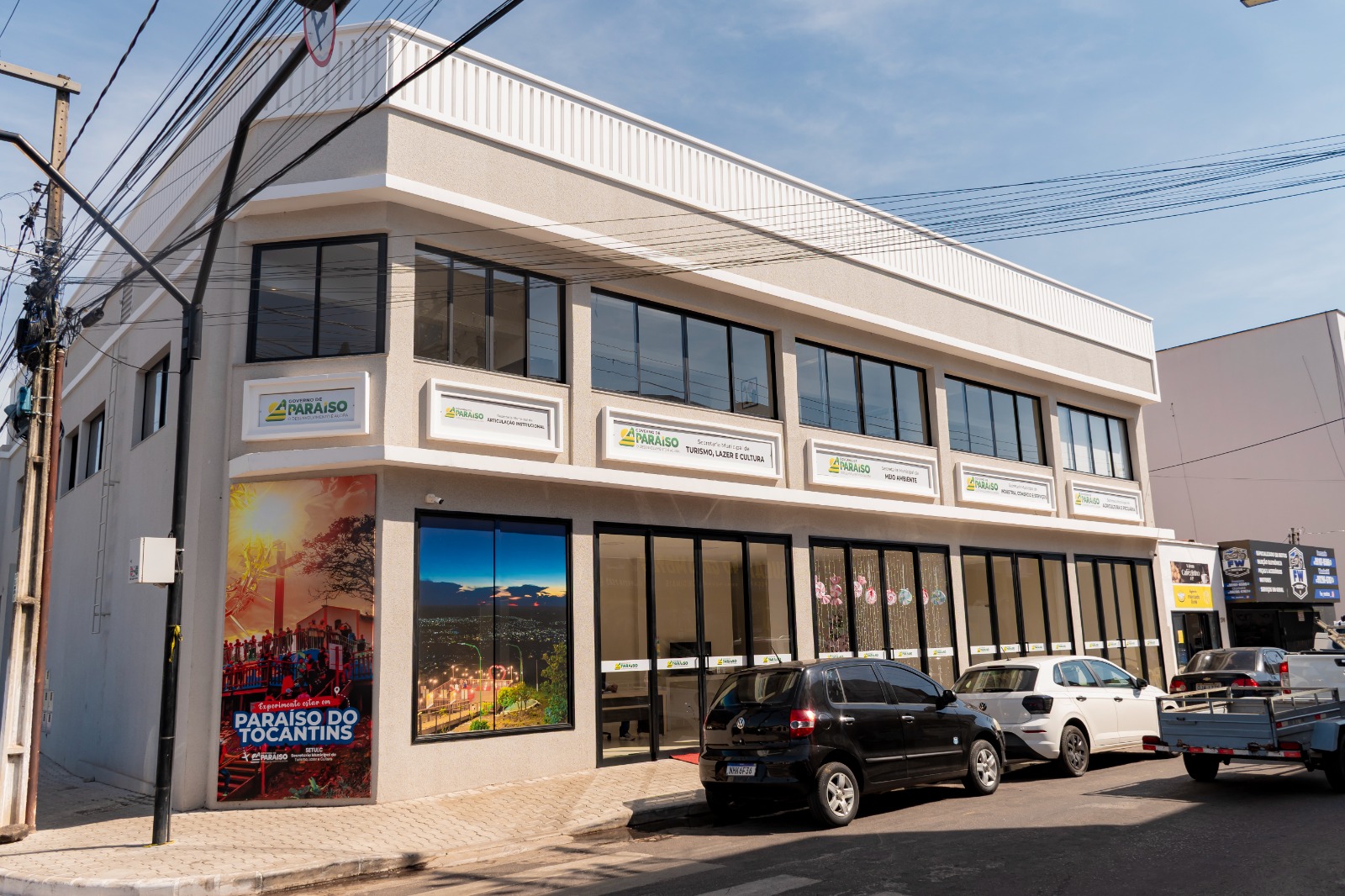 Inauguração das Secretarias