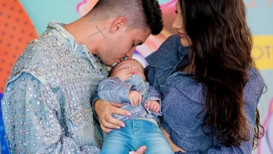 Arthur Aguiar e Jhenny Santucci comemoram 2° mêsversário do filho com tema de BBB