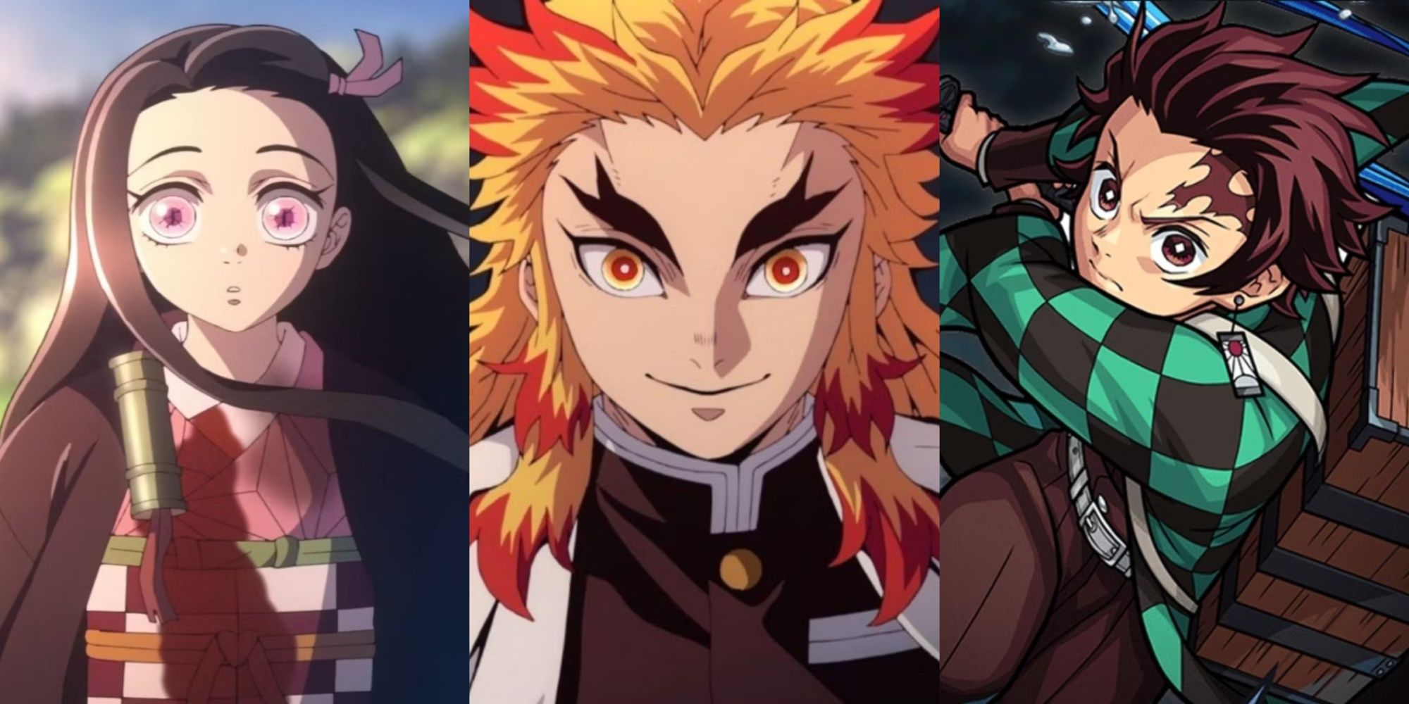 Nezuko, Tanjiro and Kyujuro Feature Image