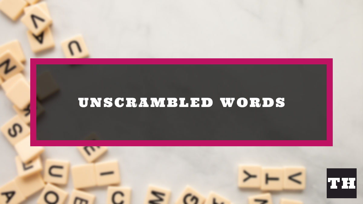 Featured Unscrambled Words Default