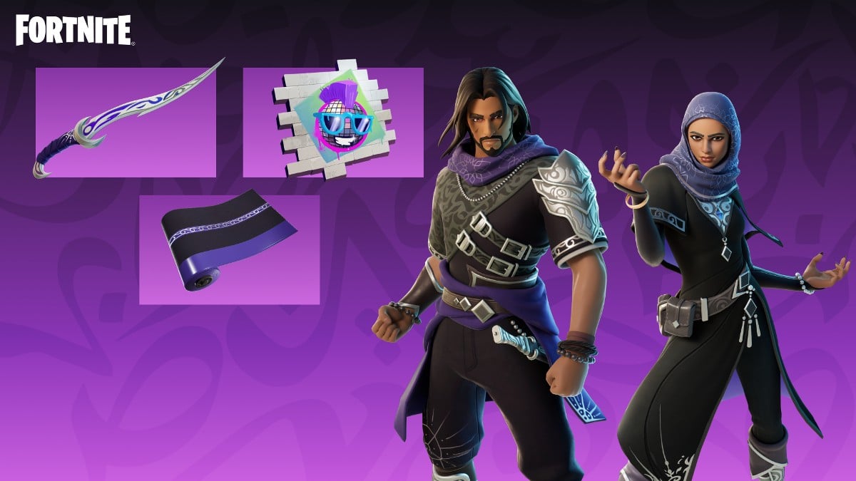 Fortnite 2 Characters With Weapons On Side