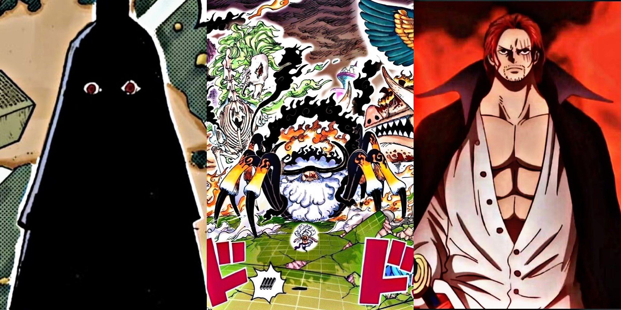 imu shanks beat the five elders gorosei one piece