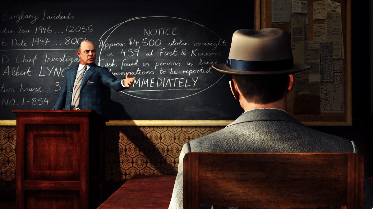 La Noire L A Board Chalk Captain