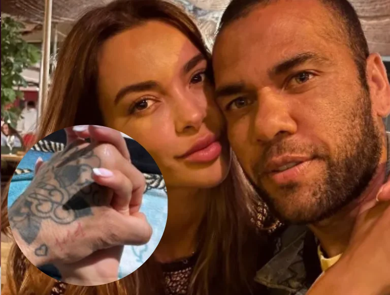 Joana Sanz posta foto com Daniel Alves e confirma que eles seguem casados após condenação