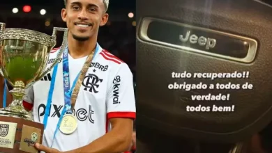 Matheus Gonçalves, do Flamengo, recupera objetos roubados após final