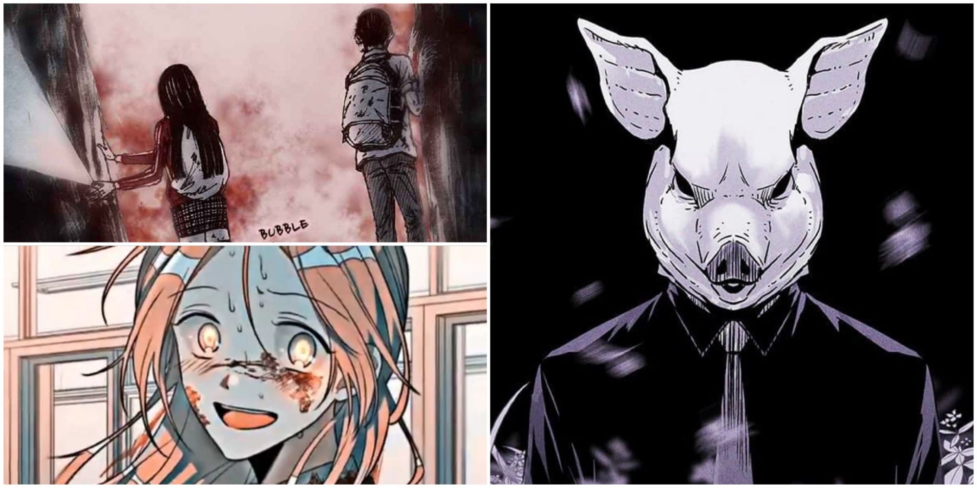 Best Horror Manhwa- Distant Sky Surviving Romance Pigpen