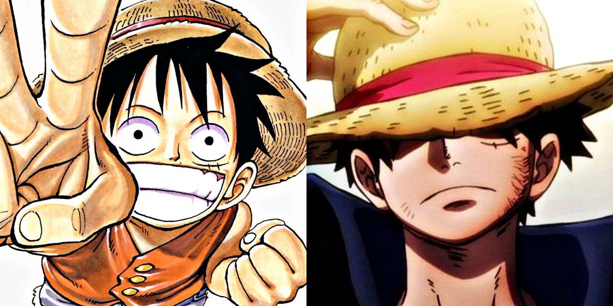 luffy pre vs post time skip one piece