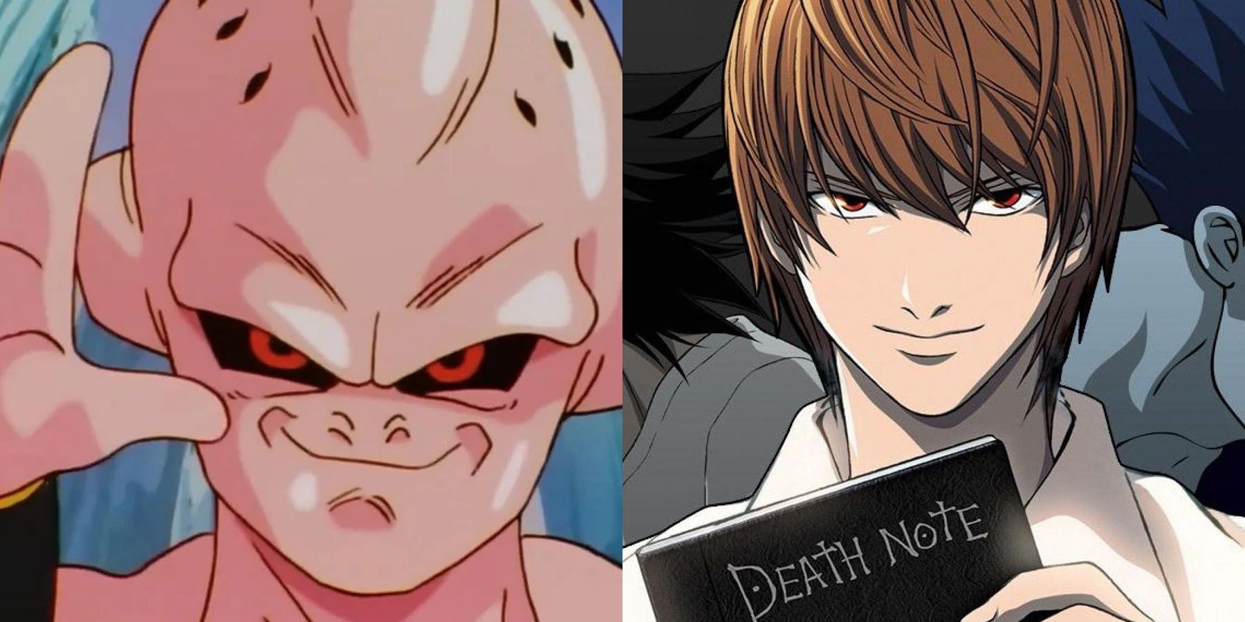 left: maijin buu, right: light yagami