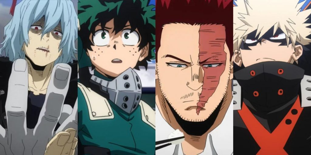 Shigaraki, Deku, Endeavor and Bakugo Feature