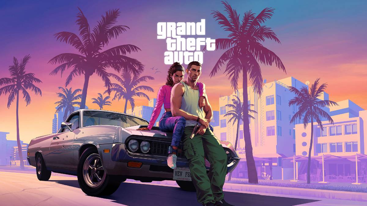 Grand Theft Auto 6 Vi Two Characters In Front Of Car