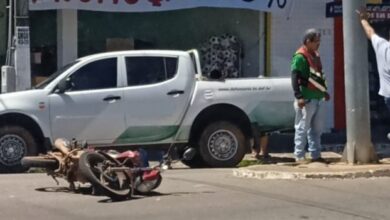 Acidente de trânsito na região central de Paraíso do Tocantins