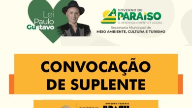 Prefeitura de Paraíso do Tocantins convoca suplente para apresentação de documentação da Lei Paulo Gustavo – Surgiu