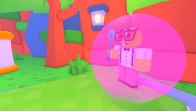 Roblox Bubble Champions A Nerd Wearing Glasses Trapped In A Pink Bubble