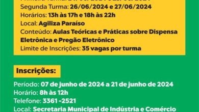 Prefeitura de Paraíso (TO) promove curso de Compras Públicas para empresas que desejem vender para o Governo – Surgiu