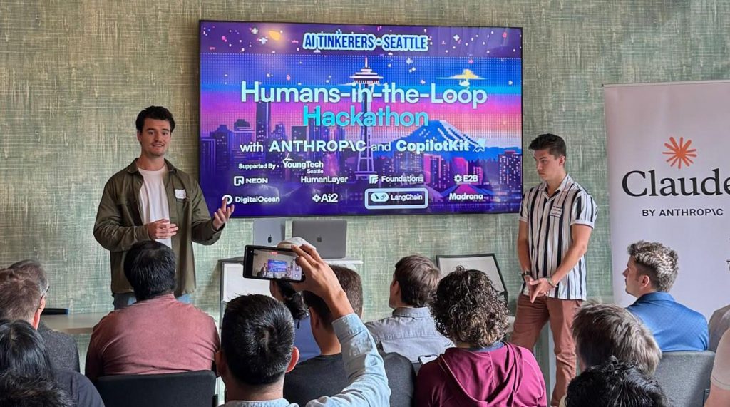 The winning ideas from AI Tinkerers' human-in-the-loop AI agent hackathon in Seattle – GeekWire