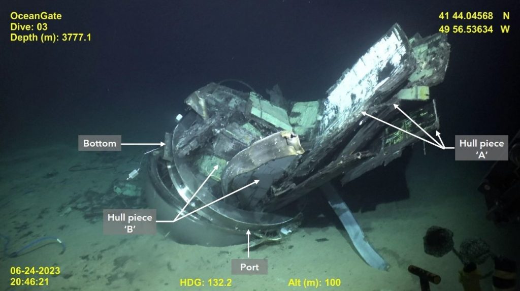 NTSB identifies anomalies in hull of OceanGate's Titan sub