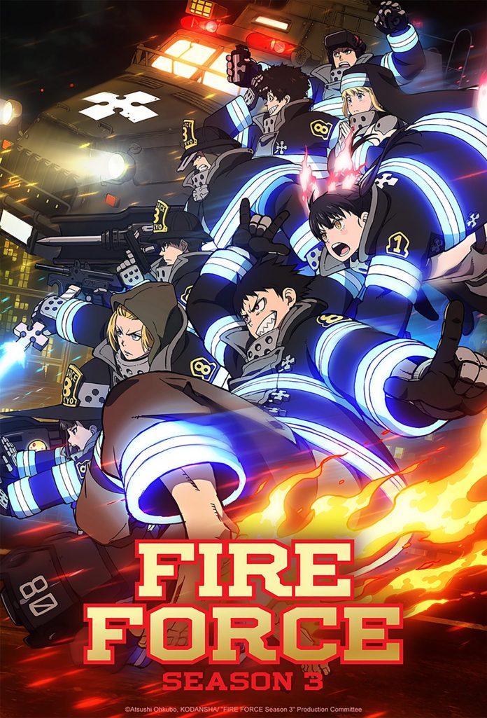 Fire Force 3 anime poster CCXP24 Fire Force 3 anime poster CCXP24