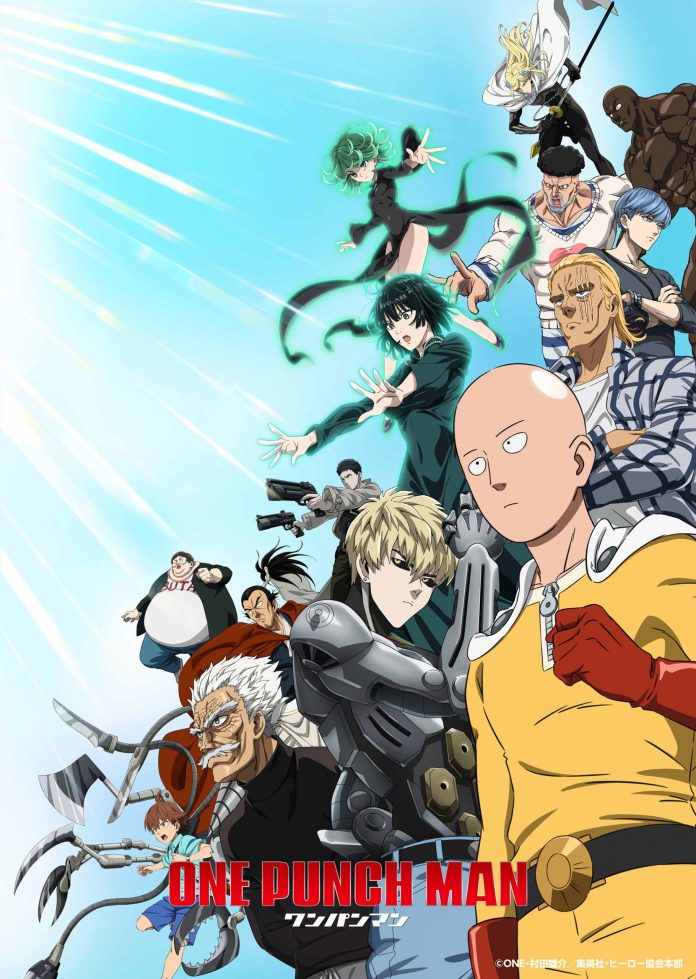 One Punch Man 3 anime main visual One Punch Man 3 Anime Visual