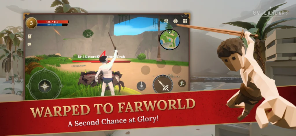 Outlanders MMO NOVO JOGO PARA CELULAR ANDROID E IOS