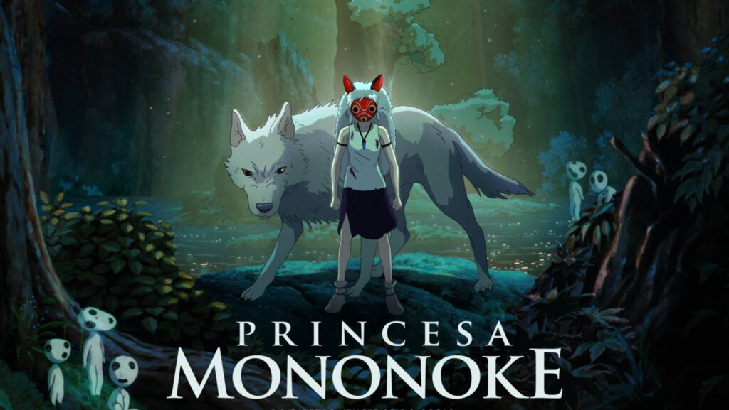 Veja o pôster IMAX do relançamento de Princesa Mononoke no Brasil