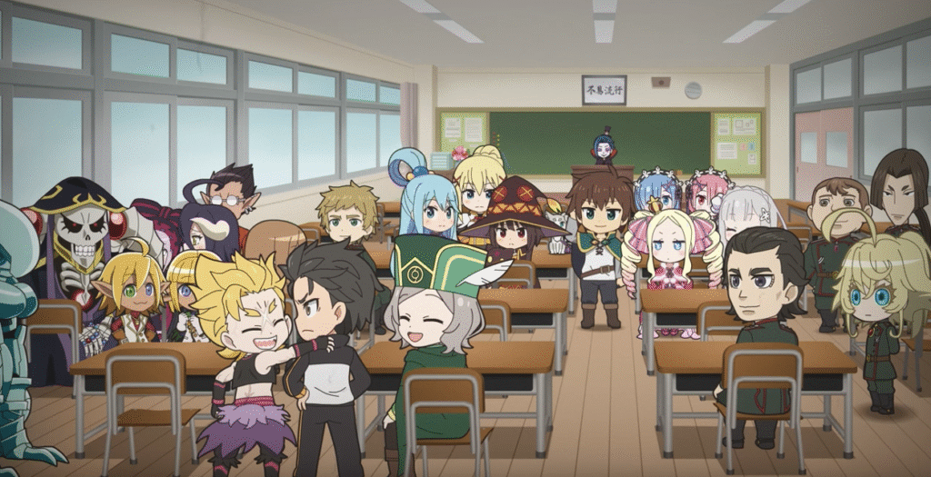 Isekai Quartet – 3º temporada ganha trailer e confirmar returno da staff