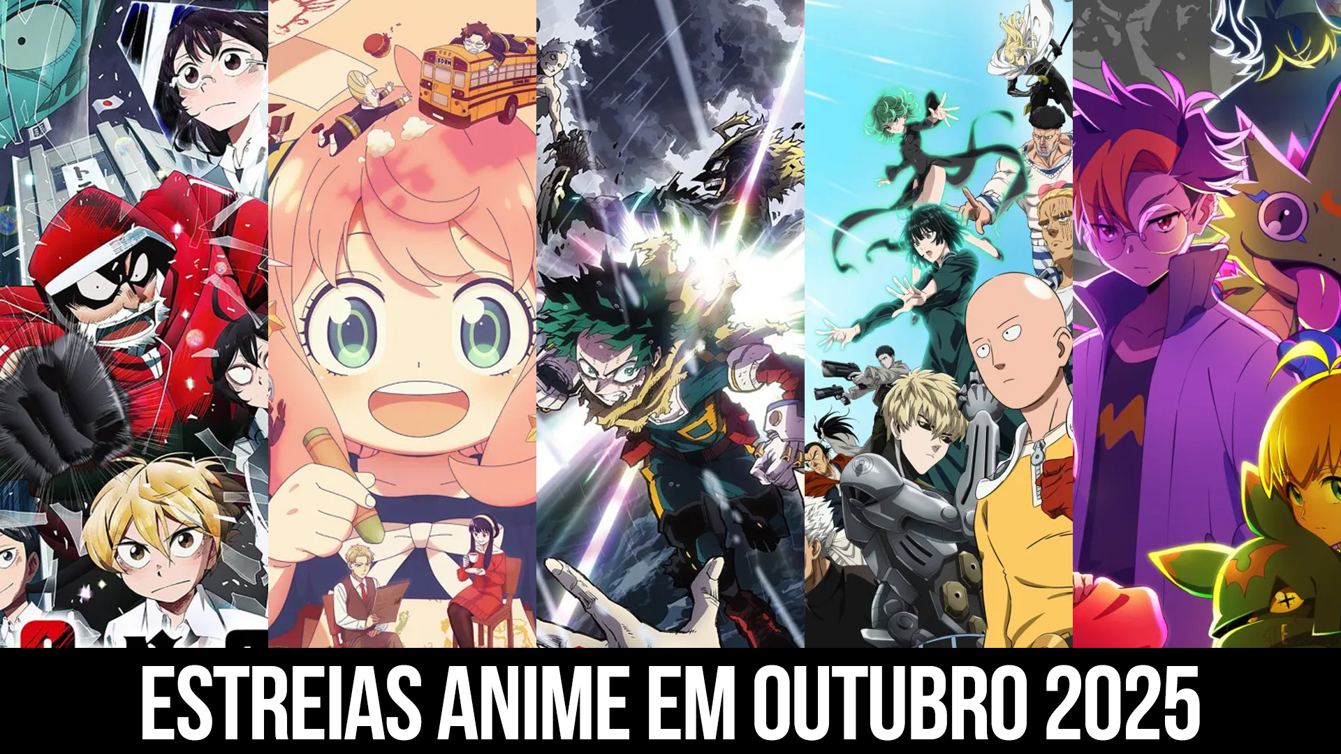 Vem fazer a tua lista de animes a acompanhar em Outubro 2025 – Live OtakuPT