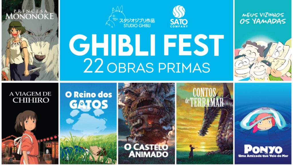 Mostra Ghibli Fest terá pré-estreia no Sato Cinema