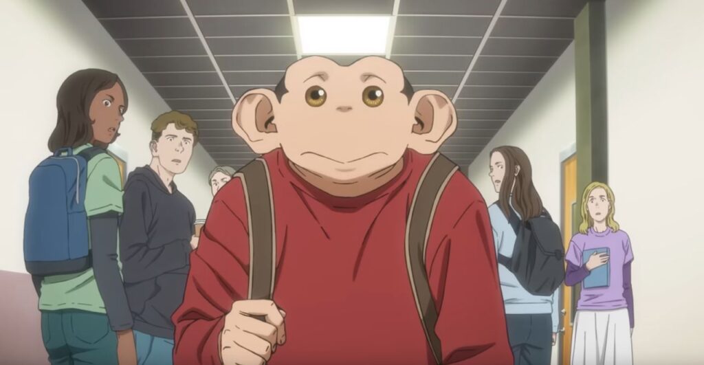Darwin Jihen – Anime sobre protagonista meio-chimpanzé ganha trailer e visual