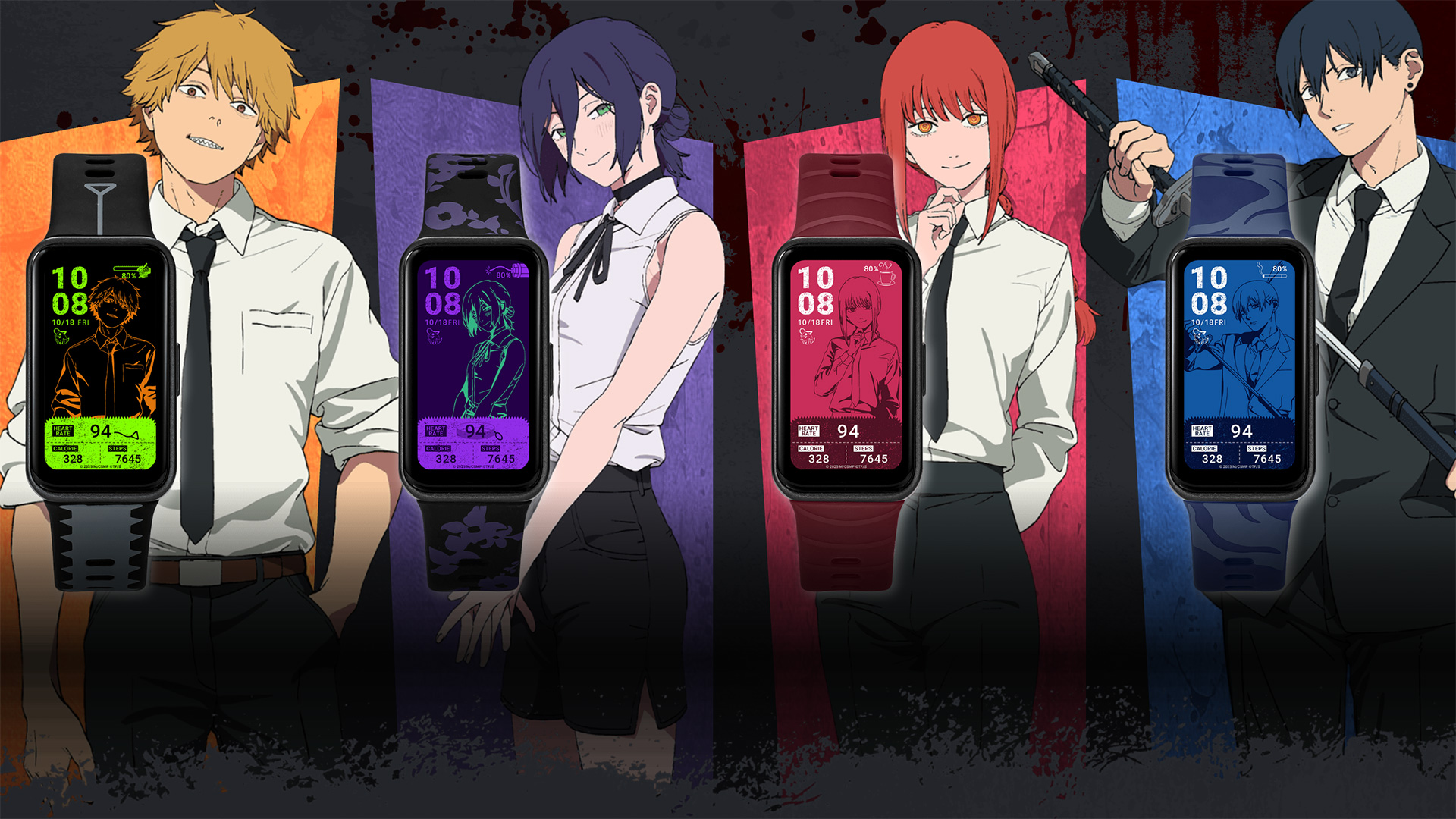 Smartwatches de Chainsaw Man chegam ao mercado internacional