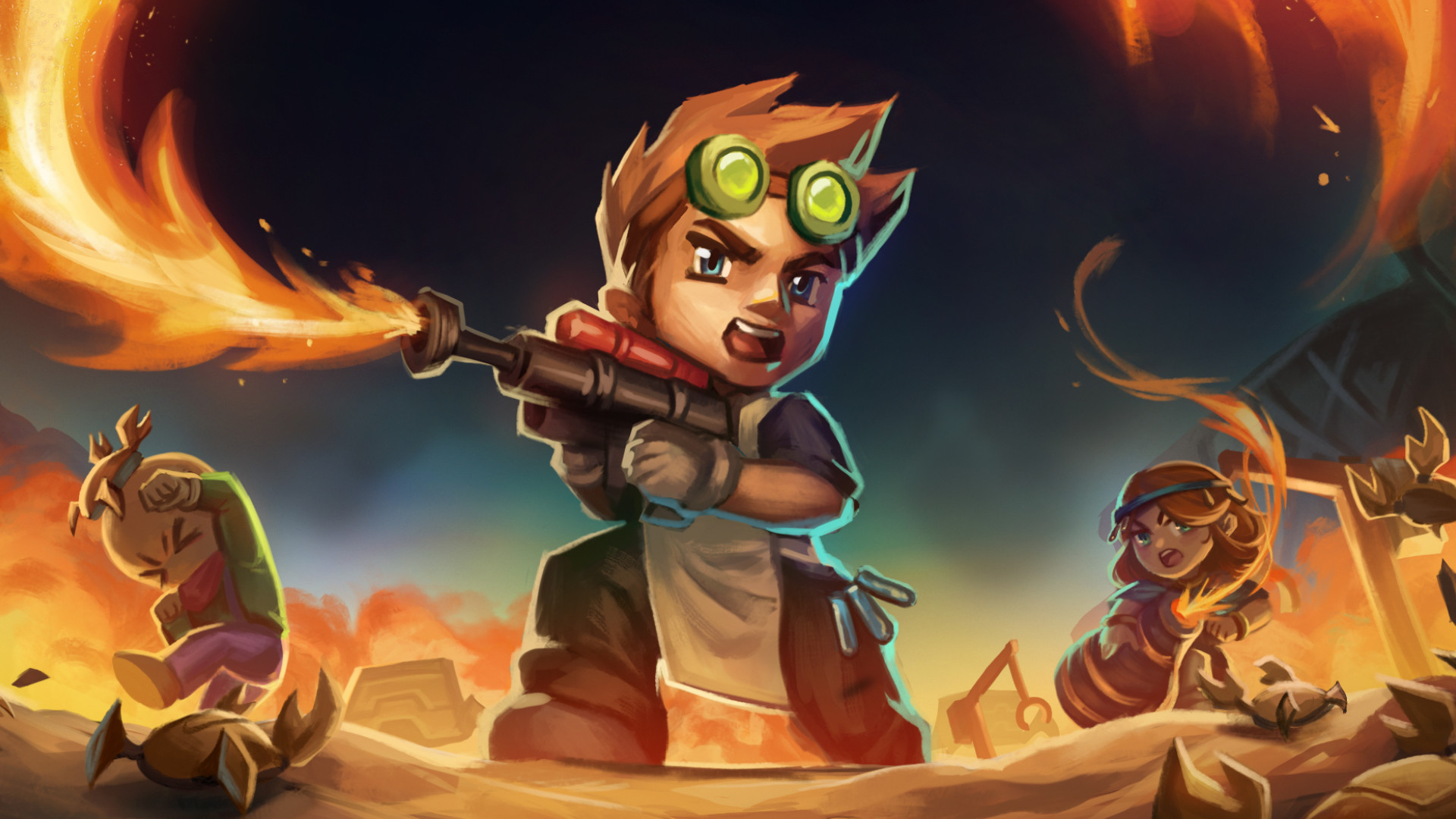 Fantastic co-op sandbox Core Keeper is adding an explosive new biome and boss for free