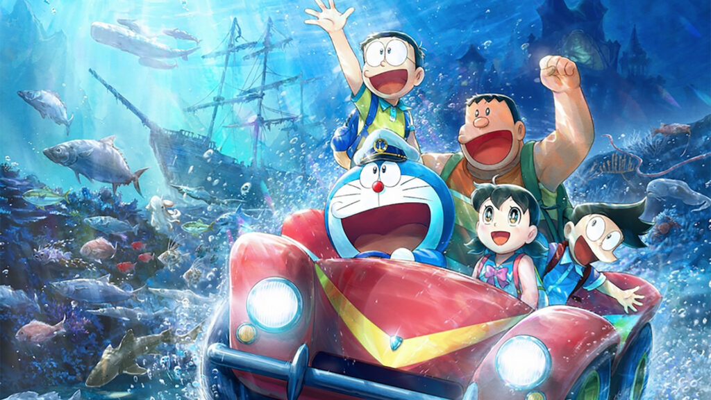 Imagem promocional de Doraemon: Nobita and the New Castle of the Undersea Devil