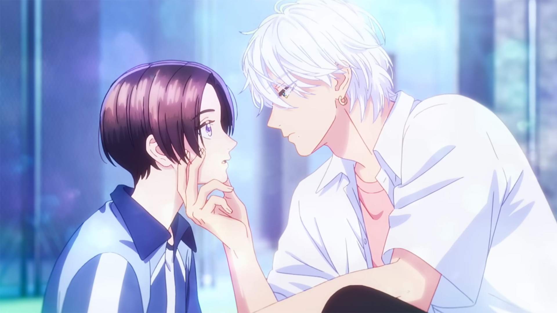 Teaser trailer do anime In the Clear Moonlit Dusk