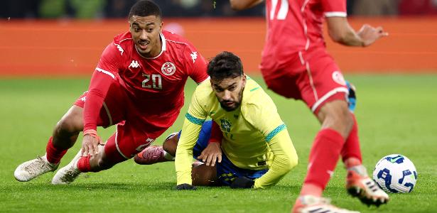 Brasil empata com a Tunísia após perder pênalti e falha no teste defensivo