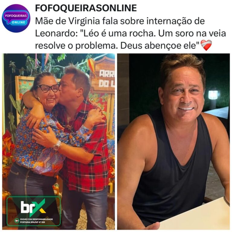 Força, Léo! 💪 O cantor está internado no Hospital Israelita Albert Einstein em Goiânia.