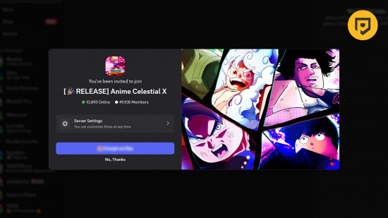 Discord Anime Celestial X