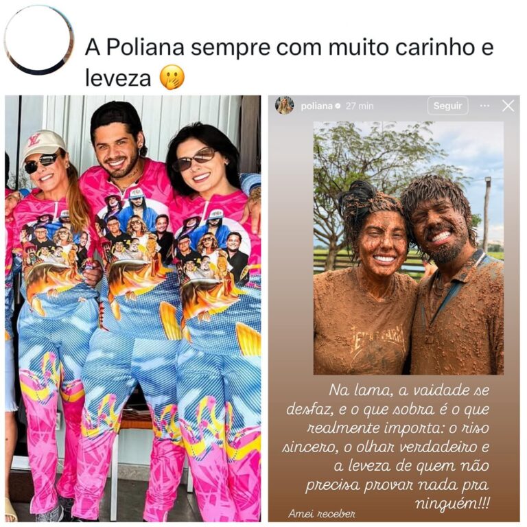 Apoio! Poliana, mãe de Zé Felipe, recebe foto de Ana Castela e filho.