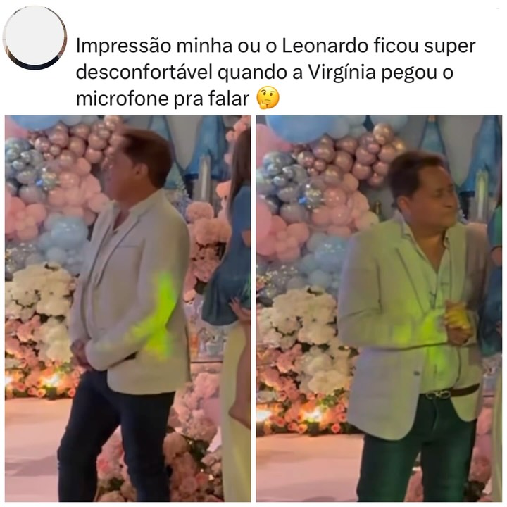 Eita! Internautas percebem desconforto de Leonardo em evento recente