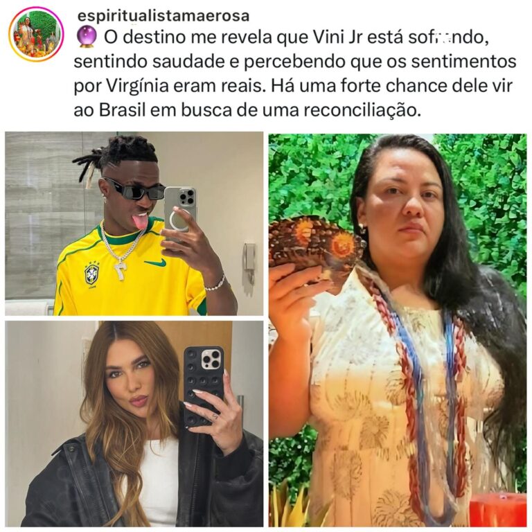 Vini Jr pode voltar ao Brasil, revela @espiritualistamaerosa!