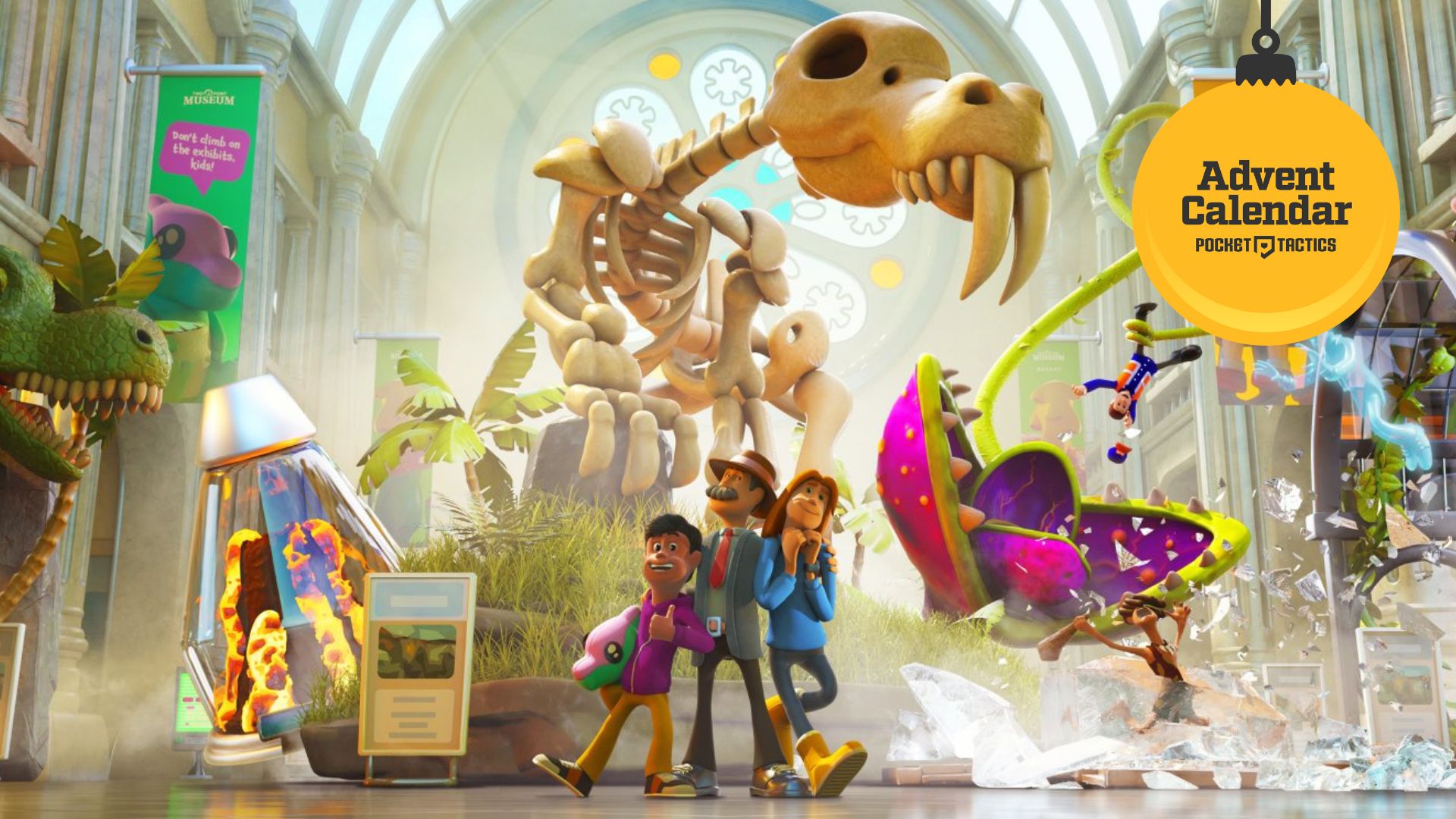 Win Two Point Museum and the dino-mite Zooseum DLC for free on Steam Deck!