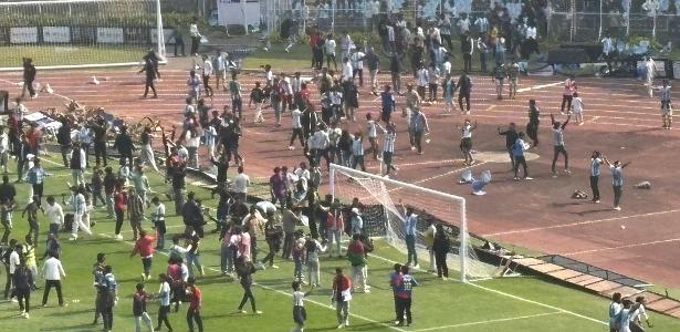 Evento com Messi na Índia interrompido por caos e vandalismo